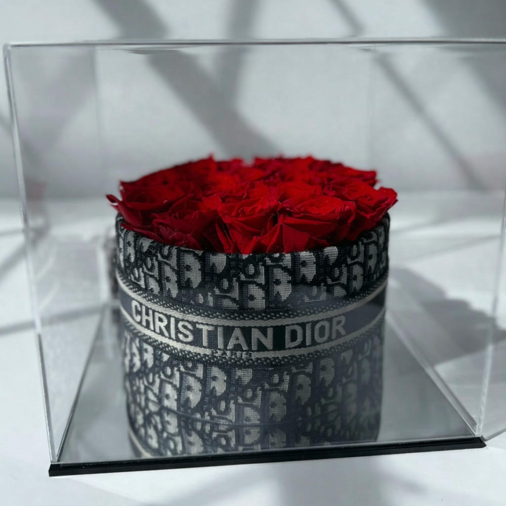 Acrylic Rose Box Statement Piece |